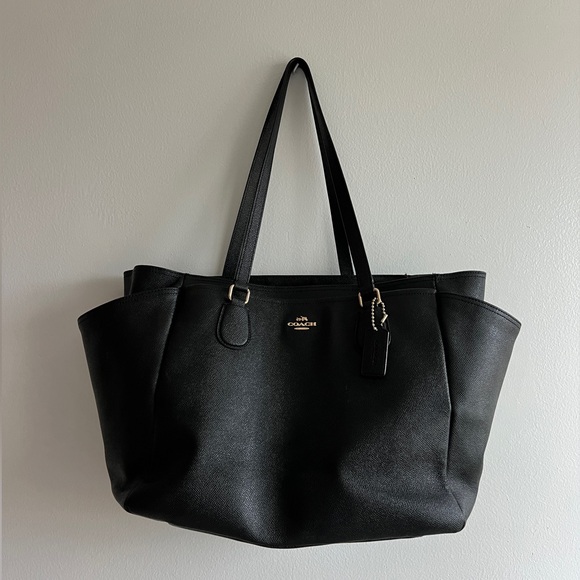 Coach Handbags - Giant Leather Coach Diaper Bag (Perfect For The office)